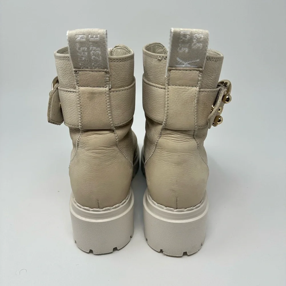 Nubikk lace up Ankle Boots Fae Ray in Sand Women's EU 36/US 5.5